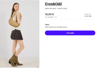 Bolso de mano Even&Odd por 10.5€