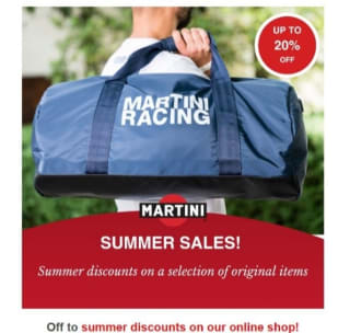 -20% Productos exclusivos Martini.