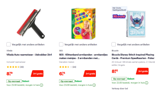 3+1 gratis op heel veel artikelen bij Bol.