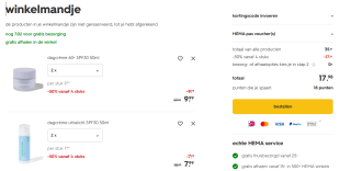 Tot 50% stapelkorting op HEMA gezichtsverzorging