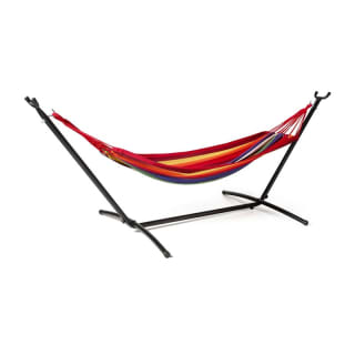 Hangmat met standaard 290x120x110 cm voor €49 bij Xenos