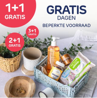 1+1 of 2+1 of 3+2 gratis op veel artikelen bij Newpharma