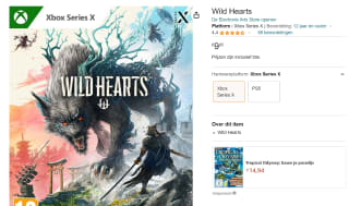 Wild Hearts voor Xbox Series X voor €9,95 bij Amazon.nl