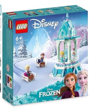 Set Lego Disney Frozen Tiovivo Mágico de Anna y Elsa