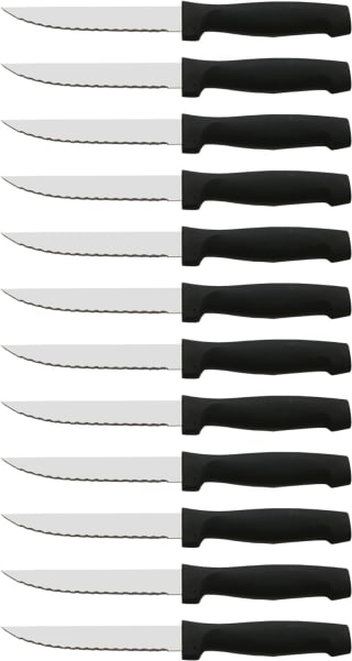 Pack 12 cuchillos de carne por 8,39€