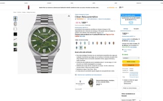 Citizen Tsuyosa NJ0159-86X reloj automático cristal de Zafiro por solo 199,95€