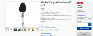 Wenko Limpiador universal 2 en 1 por 6,99€