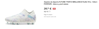 Botas de Futbol de Mujer Puma FUTURE 7 MATCH BRILLIANCE FG/AG por 39.99€