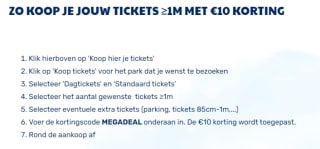 €10 korting op ≥1m tickets bij Plopsa parken