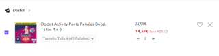 Pañales DODOT bebes precios mínimos en Miravia