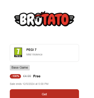 Brotato gratis bij EpicGames