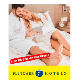 Hotelovernachting voor 2 Personen bij Fletcher Hotels voor €30 via Kruidvat