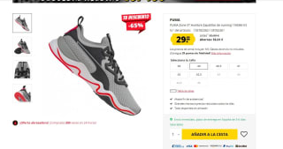 Zapatillas para hombre marca Puma Zone XT por 29,99€
