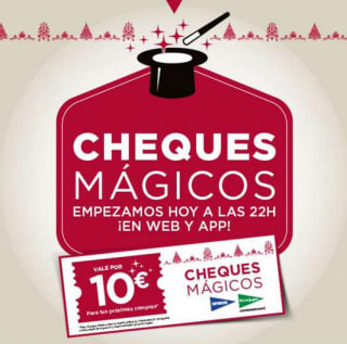 Black Friday Cheques regalo de 10€ en Hipercor y supermercado El Corte inglés