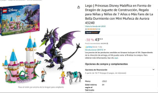 Set Princesas Disney Maléfica en Forma de Dragón por 43,05€