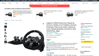 Logitech G29 Driving Force por 156,68€