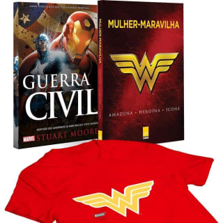 Livro: Mulher Maravilha + Guerra Civil - R$ 5,99