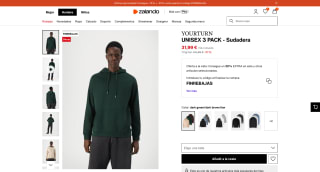 Sudaderas unisex YOURTURN 3 pack por 25,59€