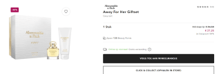 Abercrombie & Fitch Away Women giftset voor €27,25 bij Douglas