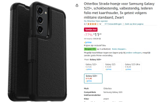 OtterBox Strada Case - Geschikt voor Samsung Galaxy S23 Plus voor €11,49 bij Amazon