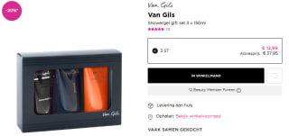 Van Gils Showergel gift set 3x 150ml voor €12,99 bij Ici Paris XL