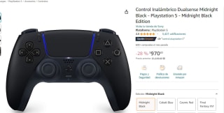 Control Inalámbrico Dualsense PS5 por $971