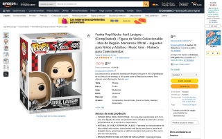Funko Pop! Rocks Avril Lavigne Complicated por 8€