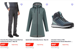 Tot 30% korting op outdoorkleding en - schoenen bij Bol.com