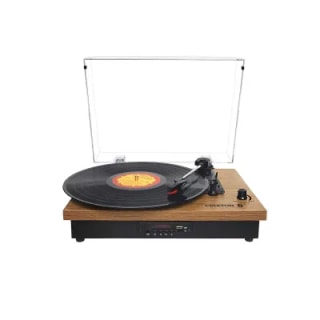 Tocadiscos Bluetooth Studio y Reproductor ,Convertidor De Vinilos de Madera marca Prixton por 44,96€