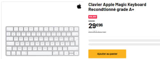 Clavier sans fil Apple Magic Keyboard à 29,96€