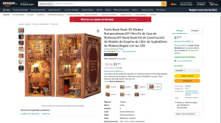Fsolis Book Nook 3D Madera Rompecabezas por 31,19€
