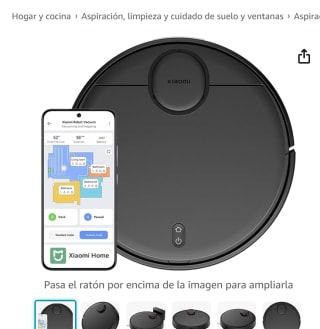 Xiaomi Robot Vacuum T12 - Robot Aspirador y friegasuelos por 87,90€