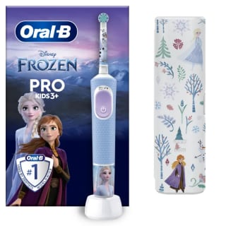 Cepillo De Dientes Eléctrico Oral-B Pro Kids, 1 Mango De Frozen, 1 Cabezal, 1 Estuche De Viaje por 15.46€