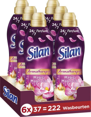 Silan Aroma Therapy Magic Magnolia Wasverzachter - 6 x 37 wasbeurten - Voordeelverpakking voor €13,77 bij Bol.com