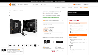 ASUS TUF GAMING B650M-PLUS WIFI por 169,99€