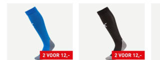 2 voor €12 op Puma Sokken in de Intersport shop
