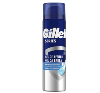 3 Unidades Gel de afeitar Gillette Series Hidratante con manteca de cacao Hombre 200ml por 8,23€