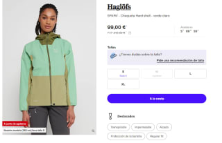 Chaqueta para Mujer Haglöfs SPARV por 99€