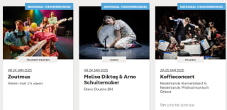 Tickets vanaf €10 tijdens het Nationaal Theaterweekend 24 t/m 26 januari in diverse theaters