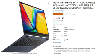 ASUS VivoBook S 14 Flip TN3402YA-LZ083W voor €621,75 bij Amazon