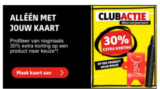 Goedkoopavond aanbiedingen + 30% EXTRA korting op alles