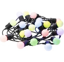 Twinkly Festoon app-gestuurd LED lichtsnoer 20 RGB 16 miljoen kleuren LED 10 meter voor €59,95 bij Hornbach