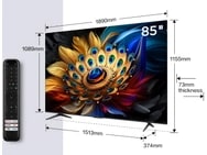 TCL QLED 85C69B 85 4K Smart TV (2024) voor €1.088,56 bij Amazon
