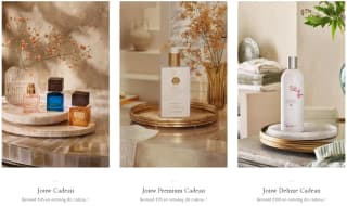 Diverse cadeaus bij je bestelling bij Rituals