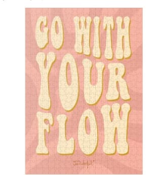 Puzzle 500 piezas Go with your flow Mr Wonderful por 4,91€