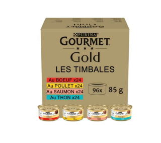 96 latas Purina Gourmet Gatos por solo 36,99€
