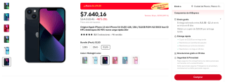 iPhone Mini 13 Midnight 512GB por $6,890 en AliExpress con voucher