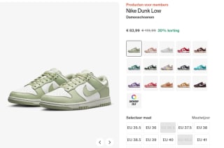 Nike Dunk Low Damesschoenen voor €83,99 in de Nike store