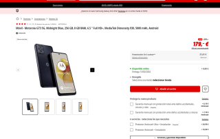 Motorola G73 5G Midnight Blue 256GB 8GB RAM 6.5" Full HD+ por