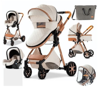 Cochecito de Bebé 3 en 1 + Kit de viaje a 143,18€